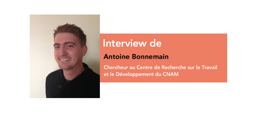 Interview de Antoine Bonnemain - « Bien-faire son travail pour bien être au travail » A lire sur Etoile Mag. Chercheur au Centre de Recherche sur le Travail et le Développement du CNAM au sein de l’équipe de Psychologie du Travail et Clinique de l’Activité, Antoine Bonnemain intervient à Lille au sein de la direction de la propreté pour analyser le travail avec les agents. Avec une approche clarifiée : le bien-être au travail est conciliable avec les performances de la hiérarchie si et seulement si les critères de qualité du travail peuvent se discuter dans l’organisation.